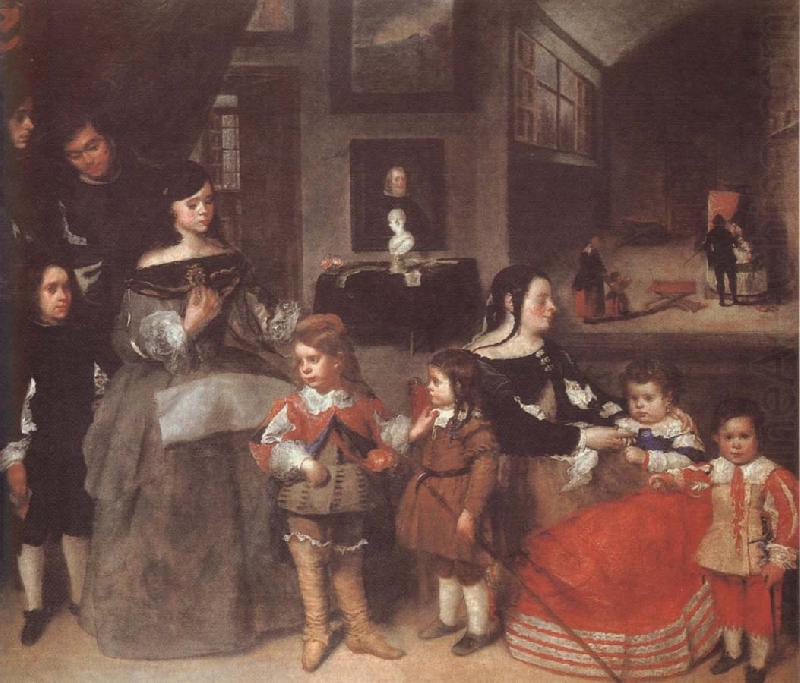 VELAZQUEZ, Diego Rodriguez de Silva y Artistic  family china oil painting image